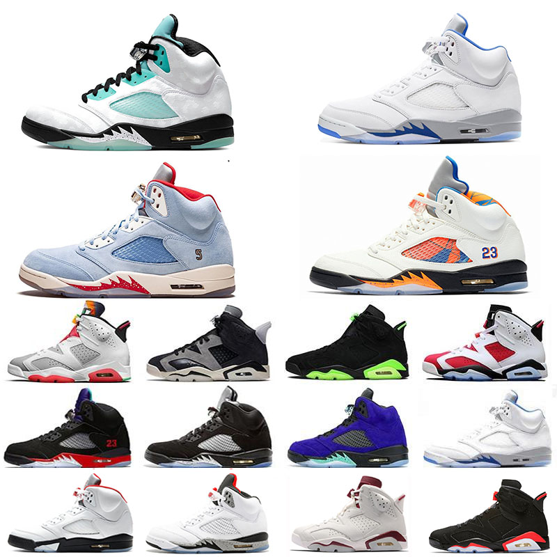 

2022 jumpman 5s Basketball Shoes Island Green Flight Ice suede Moss Day Denim Toro Bravo Thunder Taupe Tattoo Singles Day men women trainers sports shoe Top Quality, Pay for box