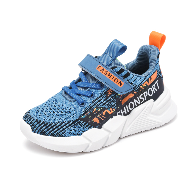 

2021 Boys Sneakers Children Casual Shoes For Kids Sneakers Boy Shoes Child Mesh Breathable Fashion tenis infantil, Gray blue