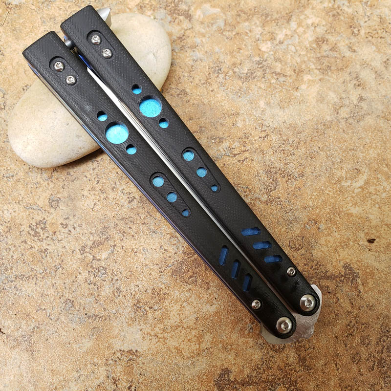 

Theone BRS ALT bushing Butterfly Free-swing knife D2 Sharp blade G10 Handle outdoor camping EDC survival EDC BENCHMADE knives BM