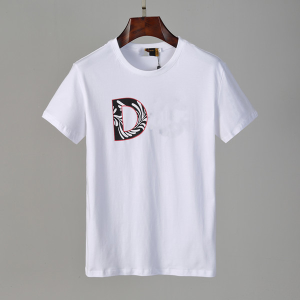 

Fashion summer short-sleeved tops EuropeanAmerican men's and women's printed T-shirts for couples high quality M-XXXL8
