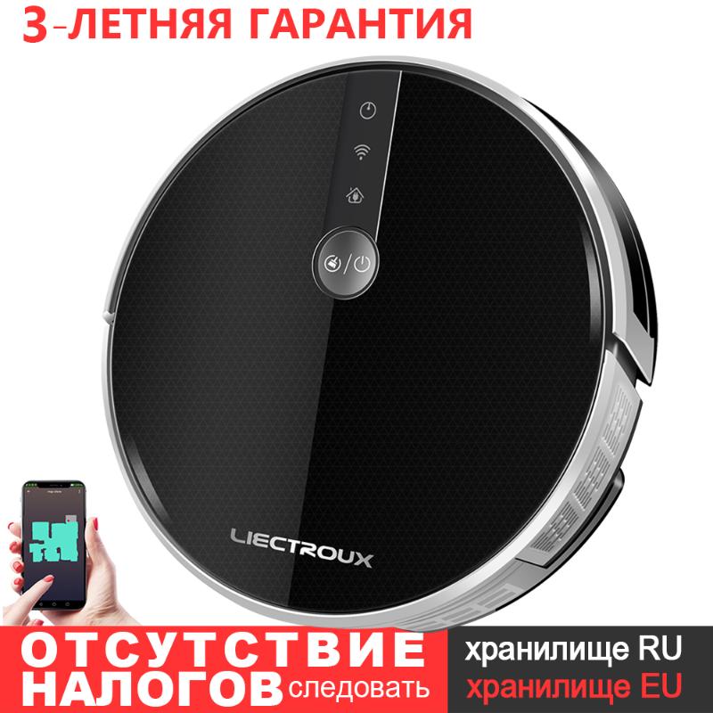 

Vacuum Cleaners LIECTROUX C30B Robotic Cleaner Smart Home Robot Sweeper,robot Mop,WiFi App Control,robot Vacuum,Cleaning Map,4KPa Suction