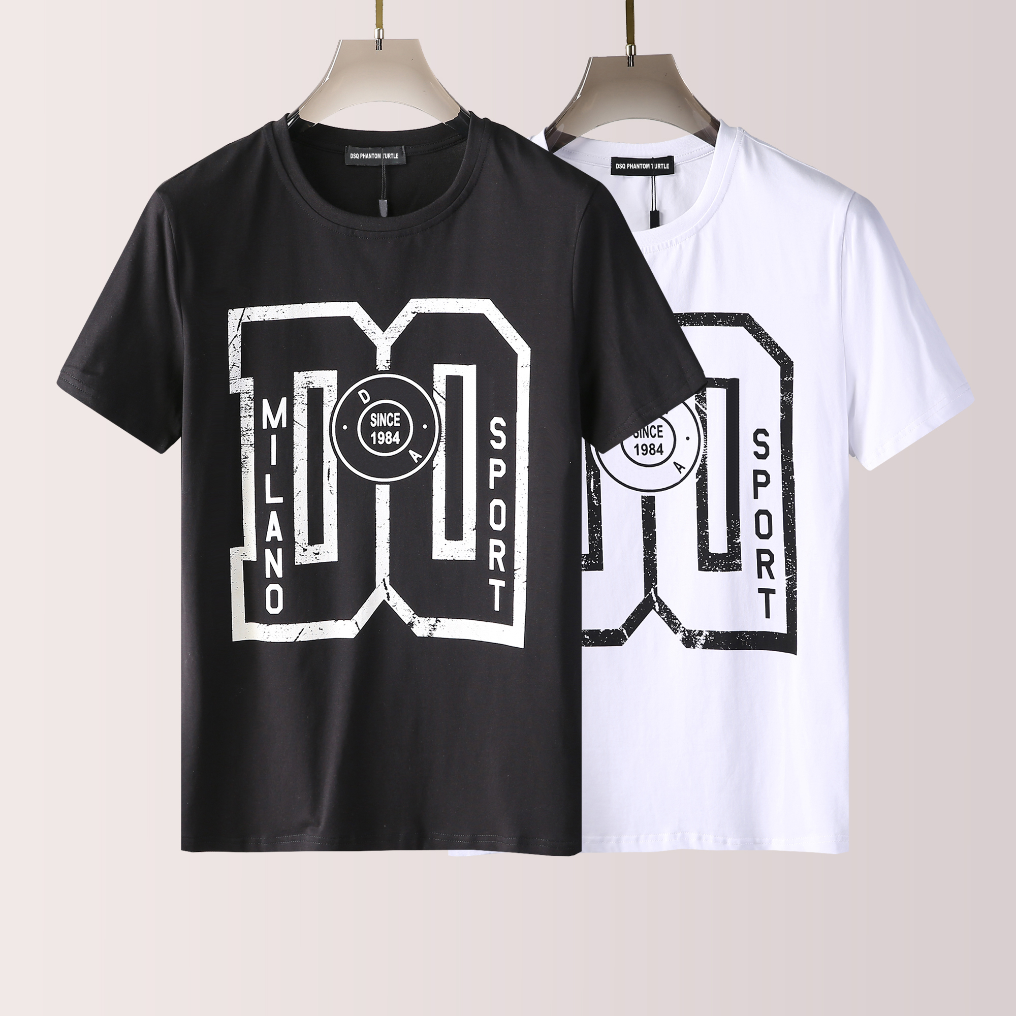 

DSQ PHANTOM TURTLE Men's T-Shirts 2023SS New Mens Designer T shirt Paris fashion Tshirts Summer T-shirt Male Top Quality 100% Cotton Tops 12225, Black