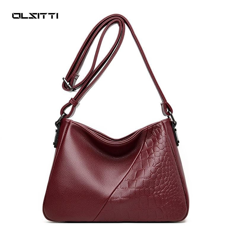 

Fashion Pu Leather Handbags Women Shoulder Bags For 2021 Luxury Bag Designer Crossbody Cross Body, Black