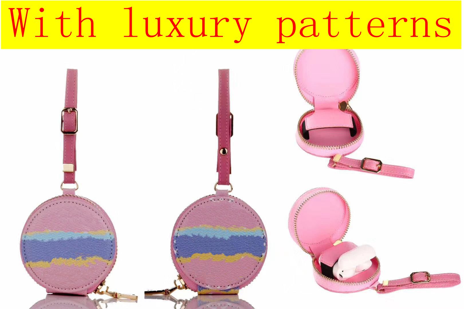 

L Aripods Pro Case Wireless Bluetooth Headphones Protective Sleeve Fashion Creative Airpods 1/2 bag Headpset Color Laser A01