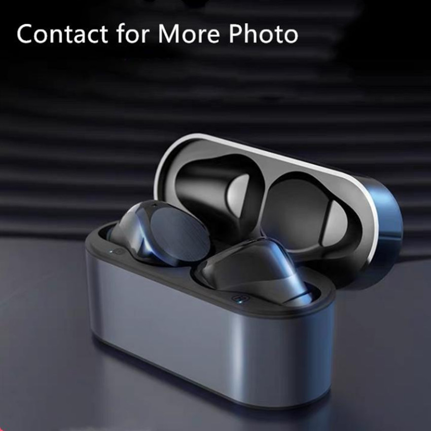 

Wirless Earphone earphones Chip Transparency Metal Rename GPS Wireless Charging Bluetooth Headphones Generation In-Ear Detection For Cell Phone, White