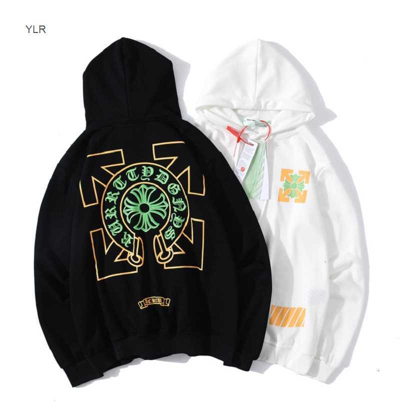 

Hong Kong it fashion men's Hooded Sweater 2020 spring and autumn new croxin loose fashion couple's coat women, Black