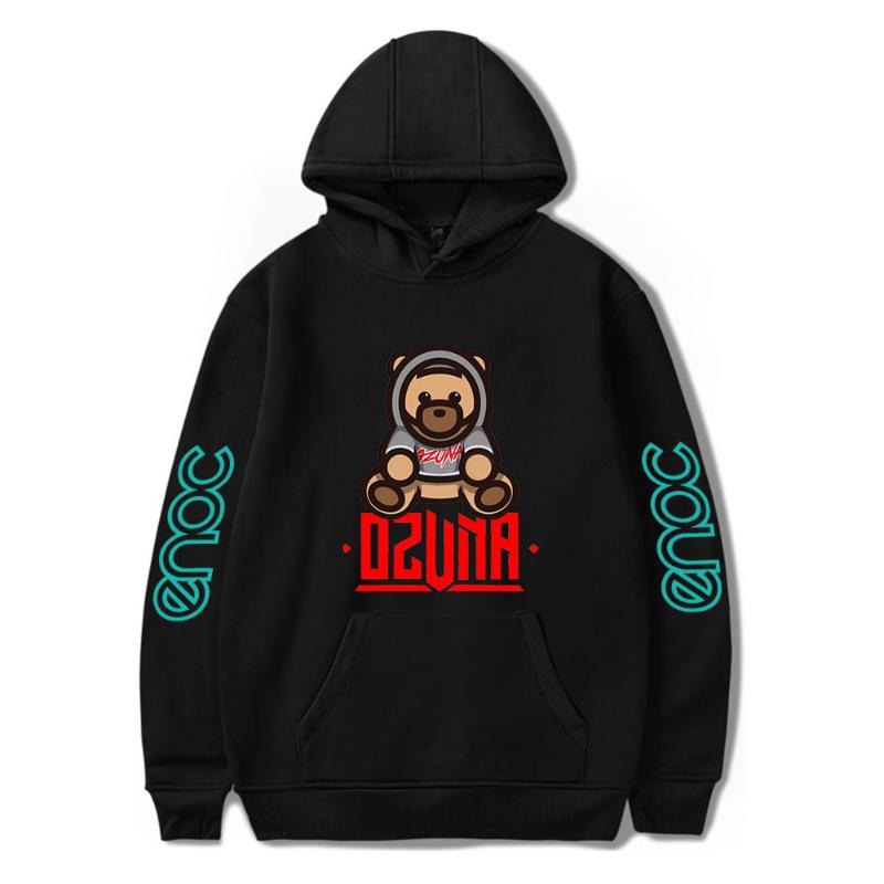 

Men's Hoodies & Sweatshirts OZUNA ENOC Cartoon Bear Print Streetwear For Women/men Fashion Harajuku Hoodie Winter Long Sleeve, Black