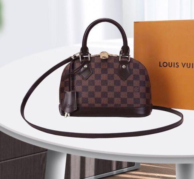 

High Quality Limited Edition Checker BB Toronto Handle Handbag Single Shoulder Shell Bags LOUIS Bag VITTON, Blue;pink