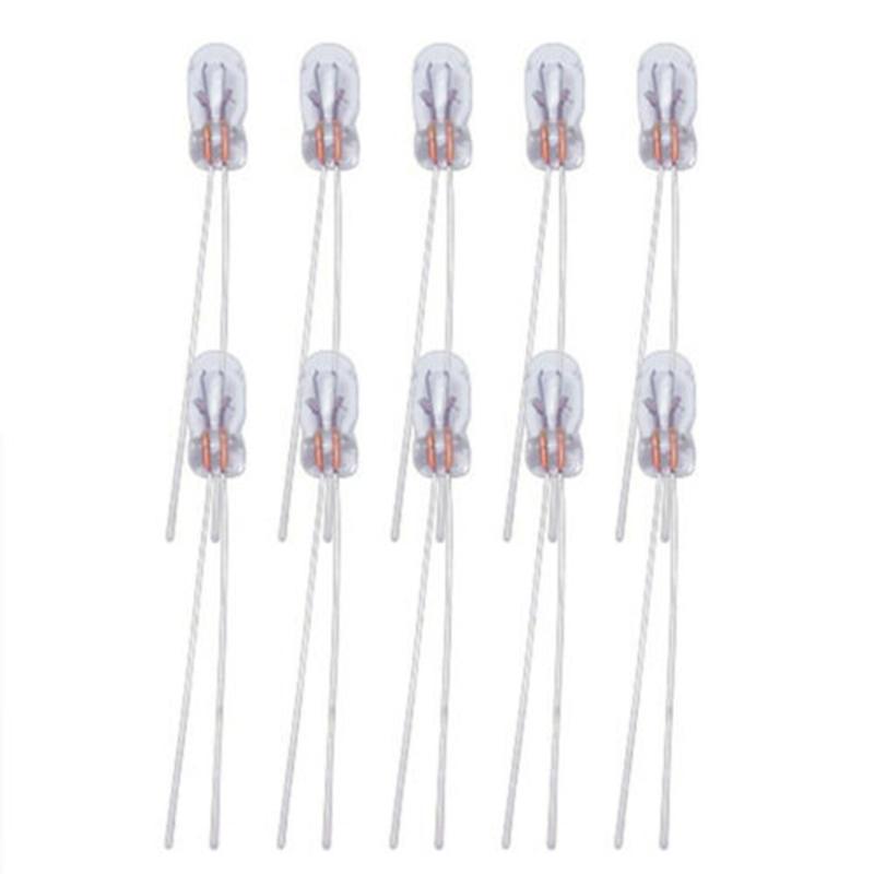

Party Decoration 20pcs Miniature 3mm 12V T3 Lamp Light Bulb Incandescent Filament Halogen Car Audio Gear Indicator Dashboard Bulbs