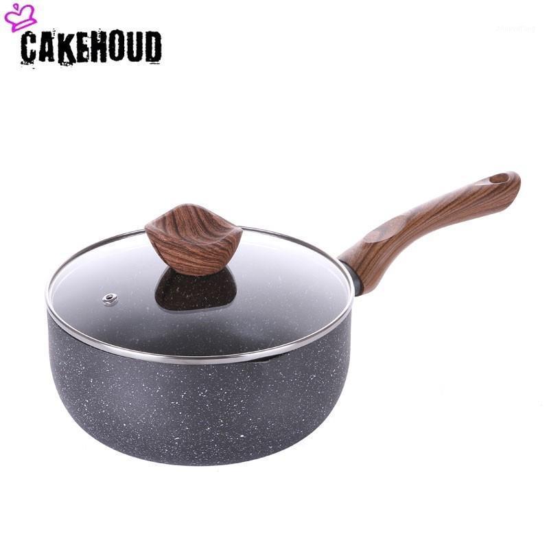 

20cm Maifan Stone Non-stick Pan Multi-function Kitchen Pot Professional Dishwasher Oven Soup Cookware Pans