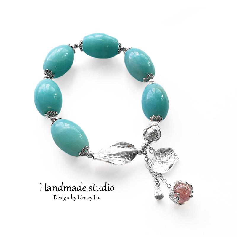 

Beaded, Strands La MaxZa Romantic Women Crystal Bracelets Charm Handmade 925 Sterling Silver Bracelet With Fitness Tracker Chirstmas Gift SC, Black