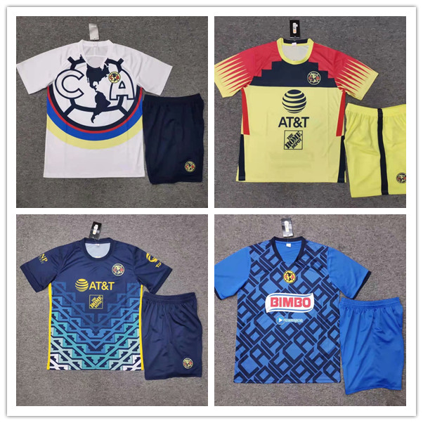 

top liga mx 21 22 Club America Soccer Jerseys GREEN third HENRY 3rd GIOVANI CACERES B.VALDEZ 2021 HOME AWAY maillot MEN KIT Football training Shirts