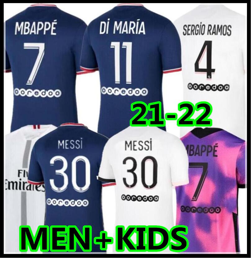

Maillot Paris Jersey 2020 2021 2022 Soccer Jersey MESSI MBAPPE ICARDI VERRATTI Pre-Match Training tracksuit 18 19 20 21 22 Men + Kids Football Shirt, Kids size