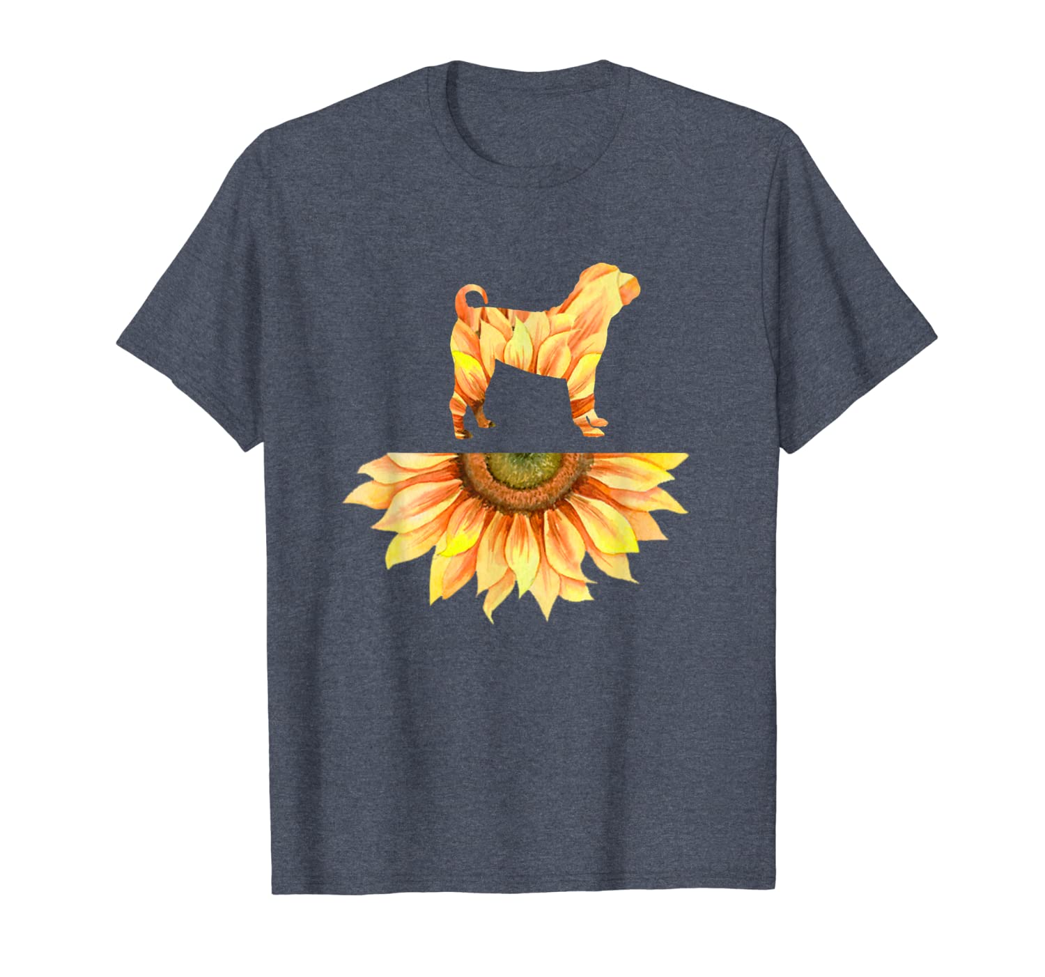 

chinese shar-pei gift sunflower shirt women, White;black