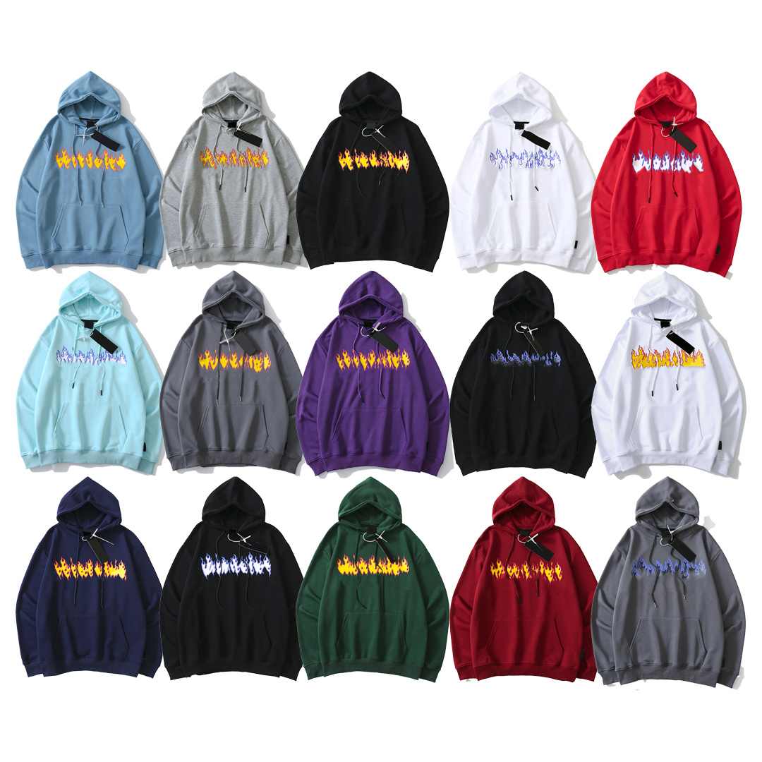 

Designer winter classic fashion women men hoodie THRASHER print green Luxury hoodies Long sleeve sweatshirt hooded pullover clothing sweatshirts, L need look other product