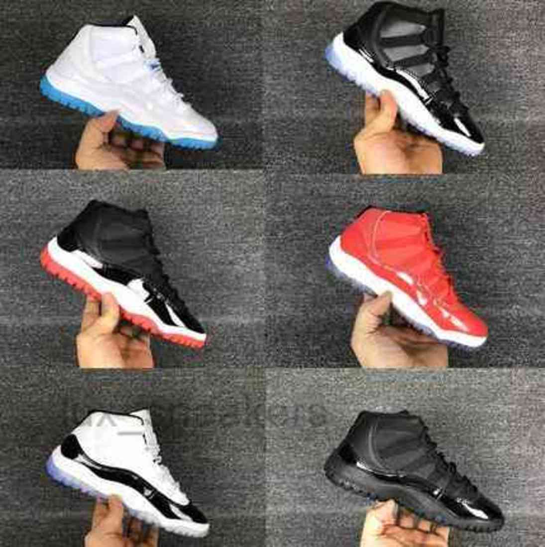 

Kids 11 Space Jam Bred Concords Youth Boys Basketball Shoes Sneakers Children Boy Girl Kid 11s White Pink Gray Suede Toddlers, Shipping