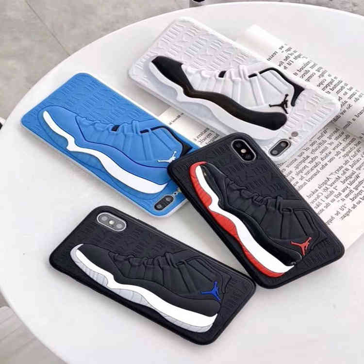 

Sneaker personalized designer pattern soft silicone rubber mobile cell phone Case cover for iphone 8 plus X Xr 12 pro phone case