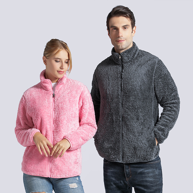 

Men's Women's Hiking Windbreaker Hiking Fleece Jacket Winter Outdoor Thermal Warm Windproof Lightweight Breathable Outerwear Winte, Black;brown