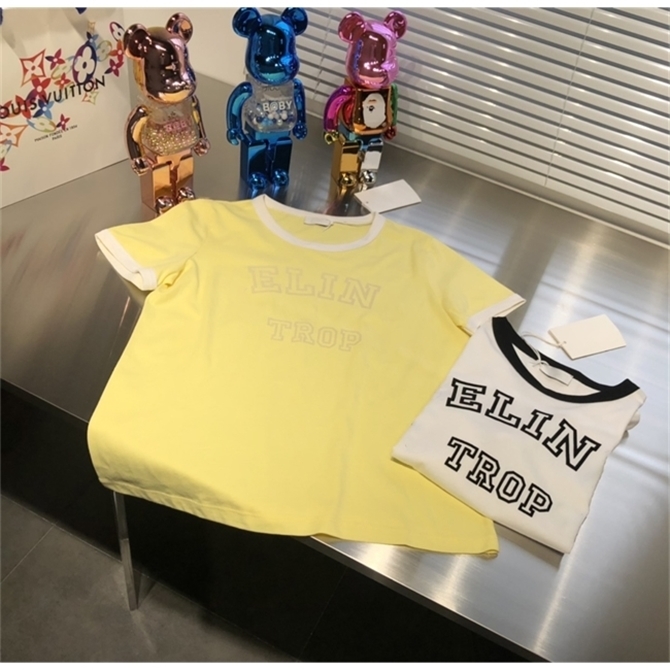 

2021 summer Luxury Casual T-shirt New men's Wear designer Short sleeve T-shirt 100% cotton top quality tees 5102Ui, White