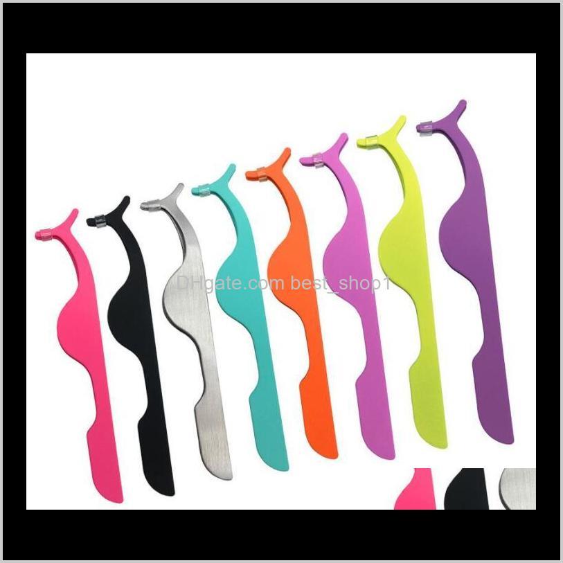

Eyelash Curler Eyelash Clips Multi-Function Tweezers Auxiliary Device False Eyelashes Eye Lash Clip Beauty Makeup Tool 7 Colors Wmq52 Bshjo