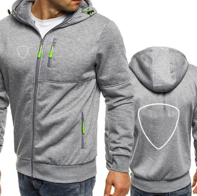 

Men's autumn and winter warm wool fleece zipper jacket men's sportswear track suits men's Power Hoodies sports hoodies
