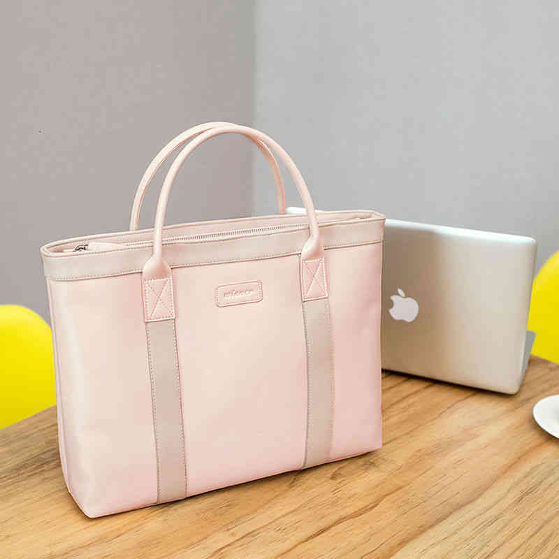 Handbag Briefcase Women's Hand-held Men's and Business Work Occupation Large Capacity Information Bag-image-745019265