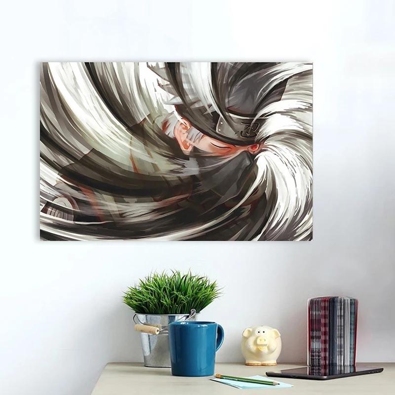 

paintings hd classic anime naruto canvas painting kakashi poster mural living room bedroom wall art picture home decoration