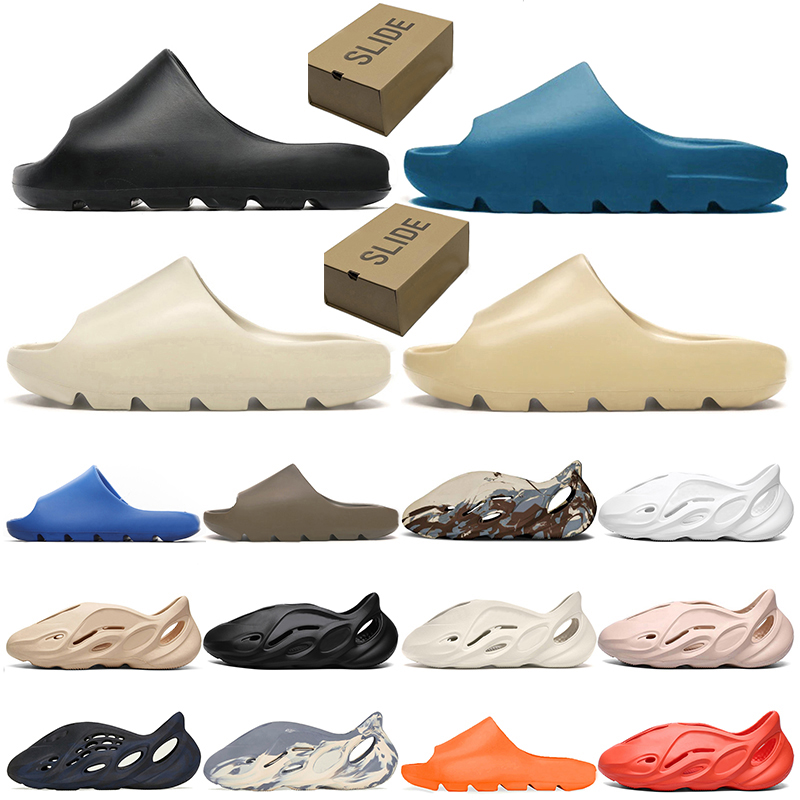 

Kanyes Slides West Slippers Desert Sand Summer Brown Flat Yeezys Yezzys Beach Resin Slide Sandal Mens Womens Foam Bone Enflame Blue Orange Mineral Blue Designer, D1 cream clay 36-47