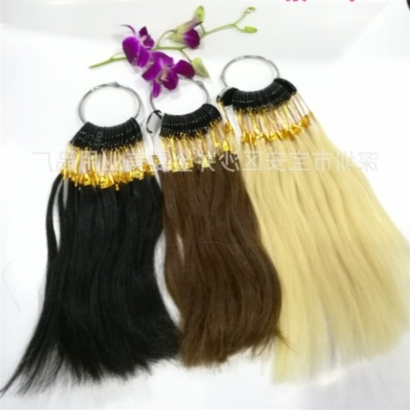 

winding, Hairdressing, board, dyeing, hair dyeing and contrast color card, White