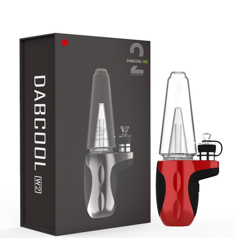 

100% Original Exseed Dabcool W2 V2 Upgrade Kit Dab Rig Wax Concentrate Vaporizer Temperature Control Bowl 1500mAh Battery Mod Device Kits Va