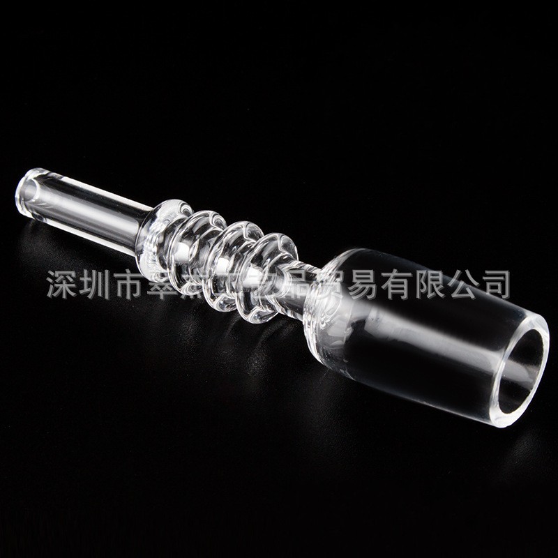 

10mm 14mm Quartz Nectar Collector Tips Thick Straw Drop Quartz Tester Straw Tube Tip for Mini Nectar Collector Kits for Smoking 418 S2