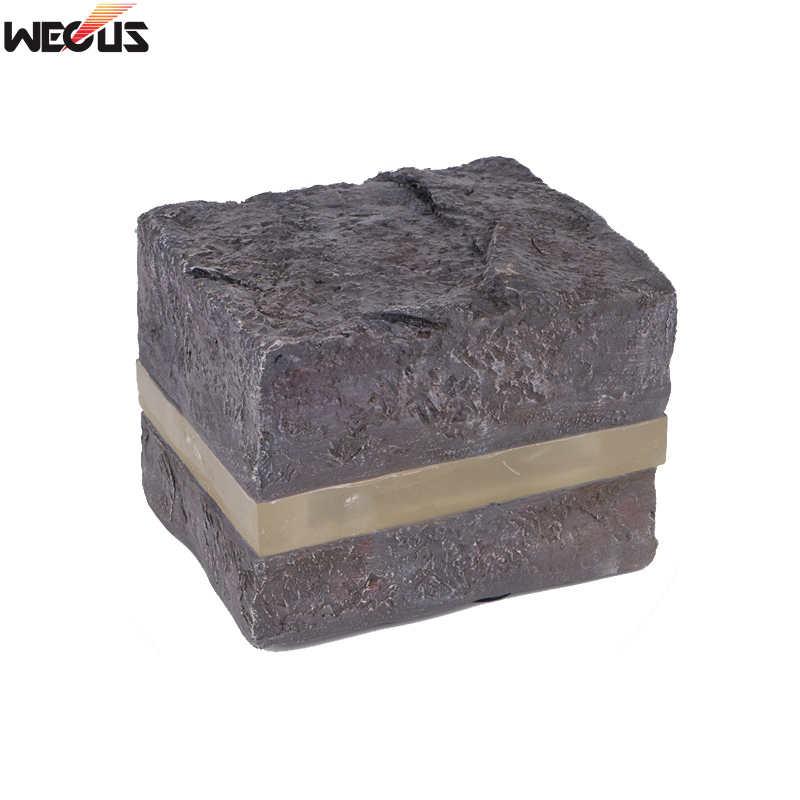 

Simulation Square Stone Lawn Lamp, Villa Garden Courtyard Landscape Grass LED Outdoor Lamp Lamps