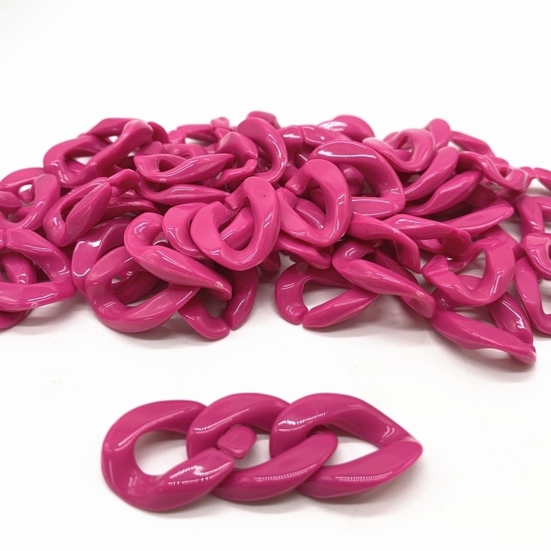 

New 20pcs/16x22mm Acrylic Chain Links DIY Charm Accessories for Jewelry Making# QE13