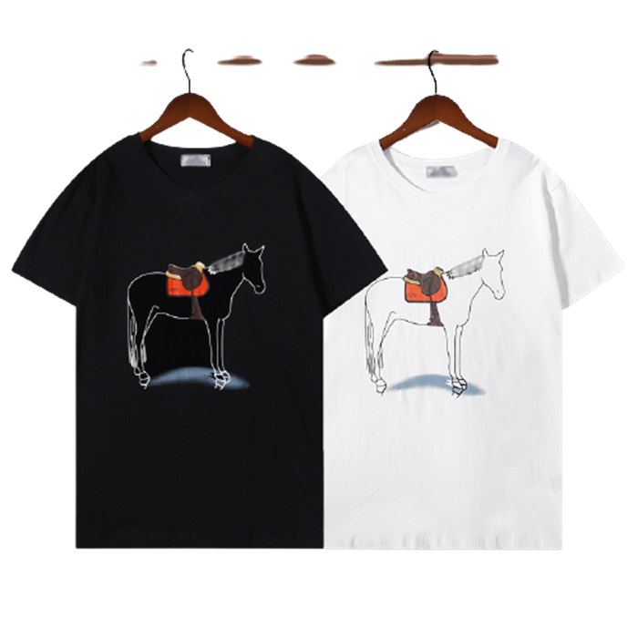 

Designer T-shirt 2022 Summer black T Shirt Men's And Women's Clothing Sports Fitness Polyester Spandex Breathable Casual O Collar Top#10, White