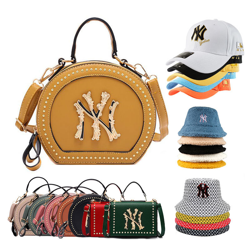 

Bags2020 Women Hand Luxurys Bags New York Purse Ny Yankees Hat Bag Set / Mini s and Handbags
