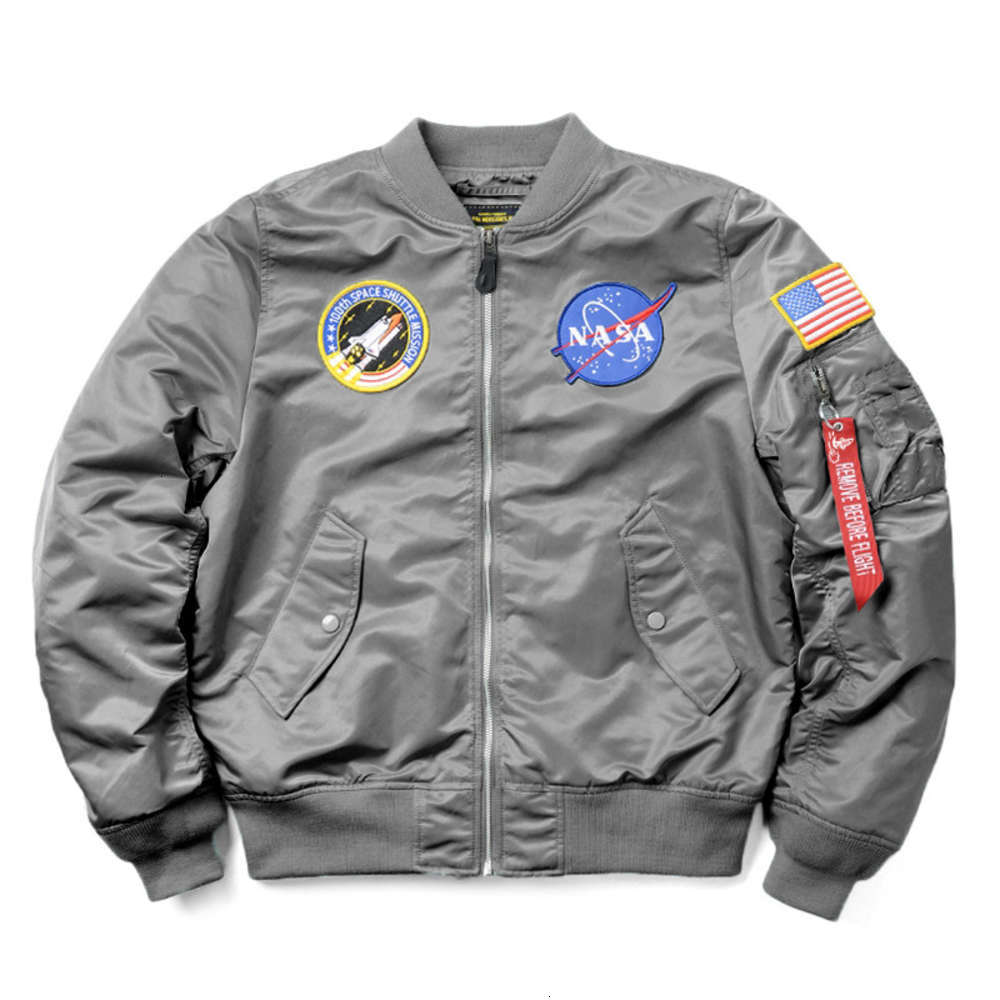 coats jacket Spring and autumn NASA astronaut Air Force pilot baseball suit tide brand MA-1 American men's joint name couple