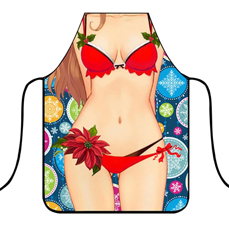 

1pc Adult Household Kitchenapron Fun Printing Cleaning Apron#40 Aprons