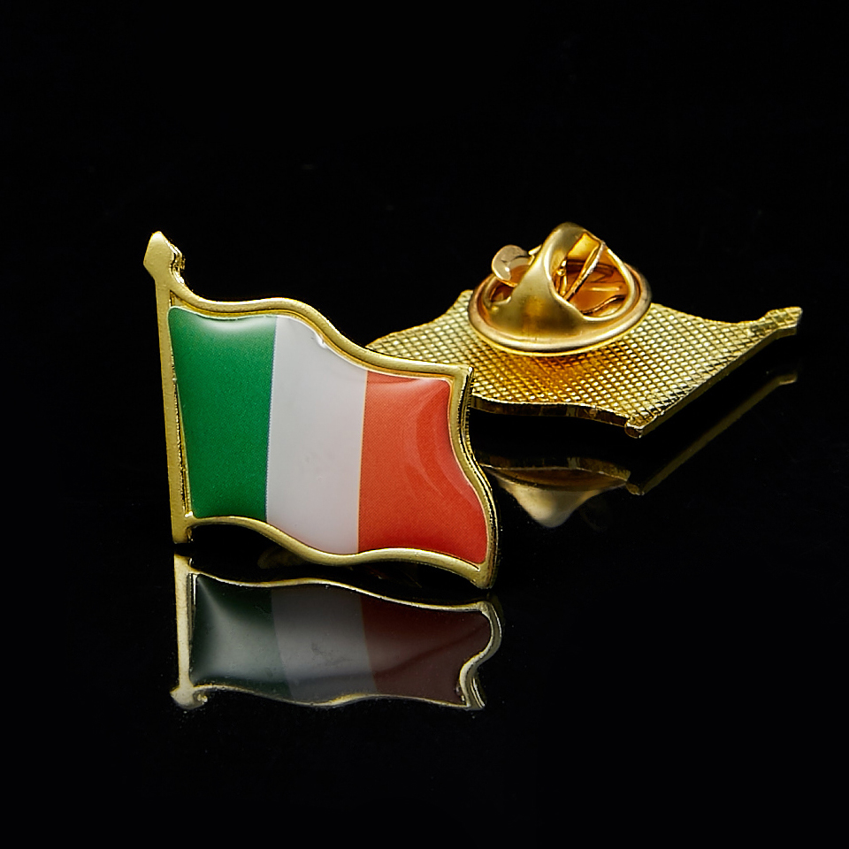 30pcs Ireland Eire Country Flag Lapel Hat Cap Tie Pin Badge Craft Irish Republic Brooch-image-704737515