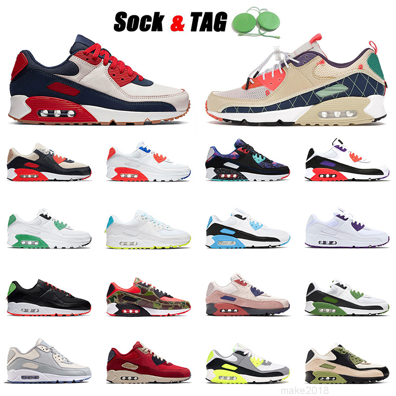

2022 Arrival Maxs 90s Running Shoes Trail Team Home Away Mens Womens Moss Green Court Purple Camowabb Triple Black White Supernova Lahar, C56 cny