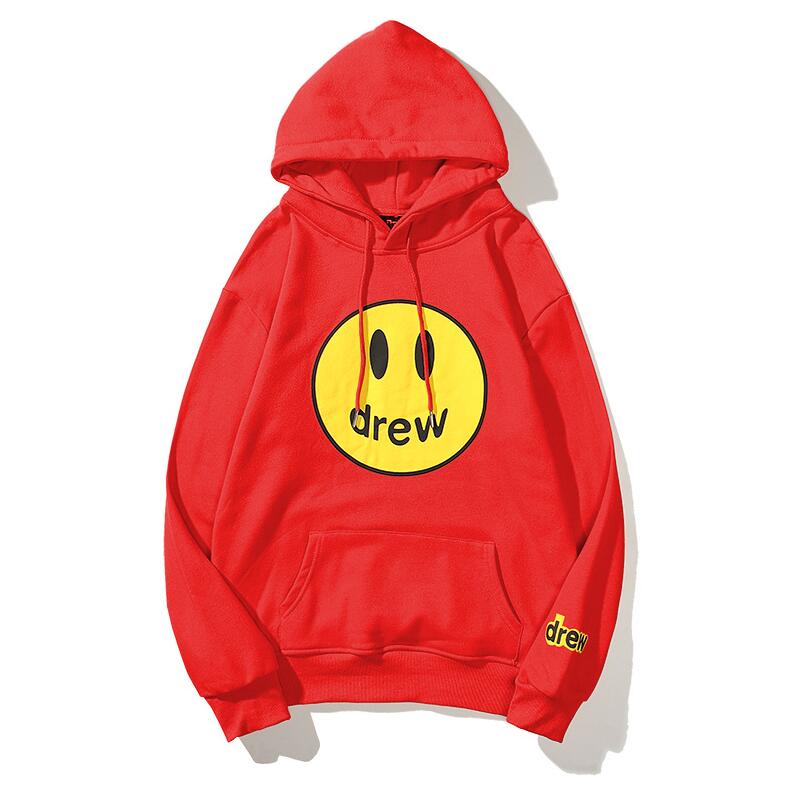 

Mens and Womens Hoodies sweatshirts Drew House Smile Printing Long Sleeve Hooded Style Winter sweater Asian Size M, Green