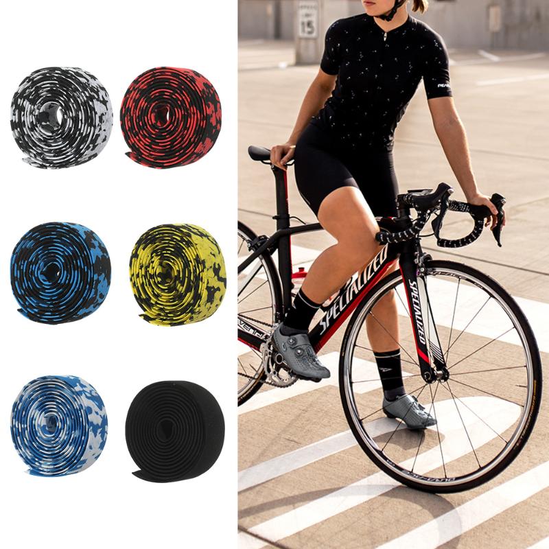

Bike Handlebars &Components Handlebar Tape Bicycle Cycling Road Bikes Rubber Foam Handle Bar Grip MTB Anti-Slip Wrap