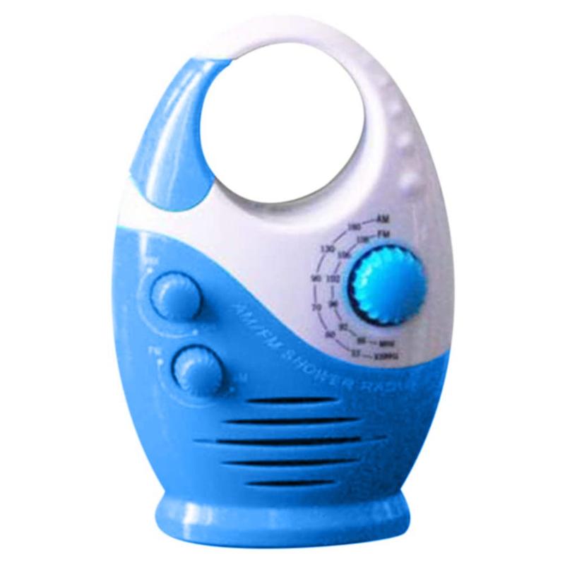 

Shower Radios Waterproof AM FM Bathroom Radio Portable Speaker Battery Powered Adjustable Volume Decorative Objects & Figurines