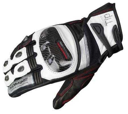 

Komine GK 193 Protect Leather Mesh Gloves Motorbike Scooter Guantes Mountain Bicycle Bike Cycling White Black Luvas Mens H1022, Black red