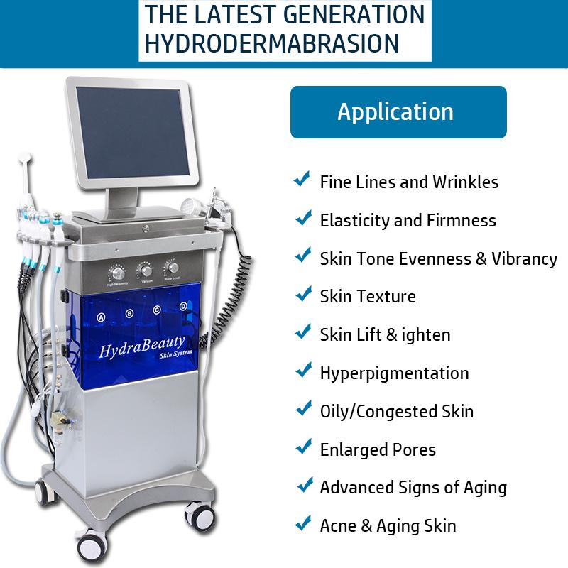 9 in 1 Water Oxygen hydra dermabrasion aqua peel facial removal black head Face lifting microdermabrasion beauty instrument-image-735952020