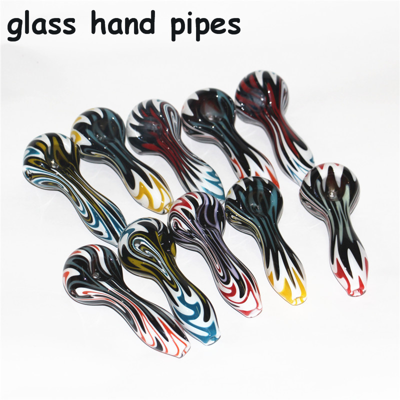 

glass smoking pipe spoon hand pipes filter bowl HandPipe Silicone Bongs Smoke reclaim ash catchers