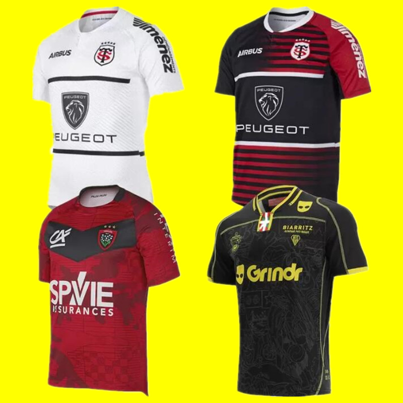 

2021 2022 BIARRITZ Toulouse Toulon rugby jersey 21 22 Stade Toulousain Rctoulon home away DOMICILE MAILLOT EXTERIEUR size S-5XL shirt, Biarritz away jersey