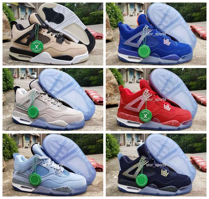 

2019 New 4 IV 4s Mushroom Mens Basketball Shoes High Quality FIBA Bred Cool Grey PE Florida Gators Sport Sneakers US7-13