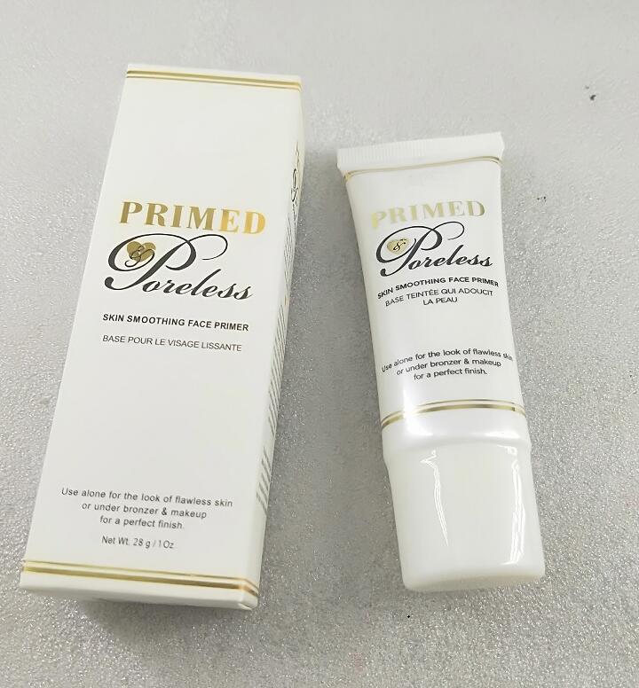 

1pcs primed & poreless skin smoothing face primer base pour le visage lissante 28g/1 Oz. no.189E, White