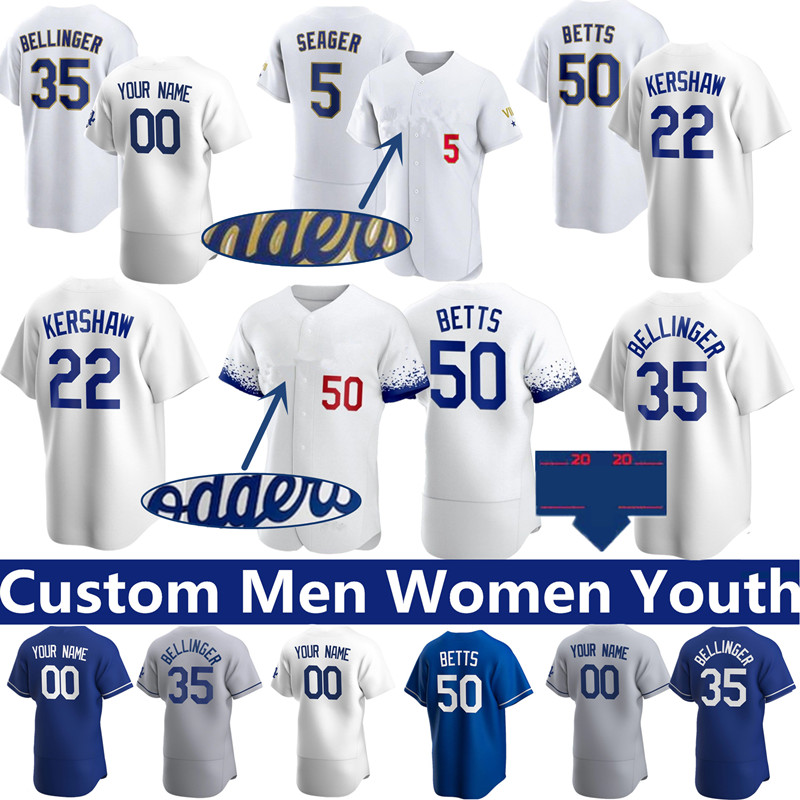 

2021 Mookie Betts Baseball Jersey Clayton Kershaw Cody Bellinger Trevor Bauer Turner Julio Urias Corey Seager Piazza Hernandez Muncy Robinsonr Machado Ryu Jerseys, Men's color 6