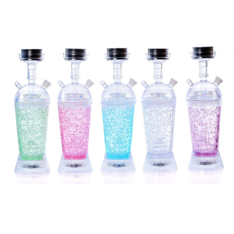 

Acrylic Shisha Hookah Chicha Pipe Cup Jelly Design Narguile Completo Cachimba for Smoking Accessories Sisha Pipas Dropship